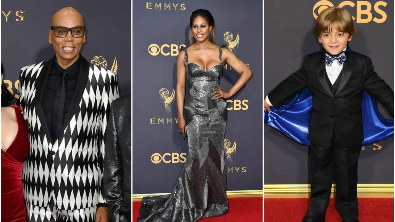 RuPaul, Laverne Cox y Jeremy Maguire