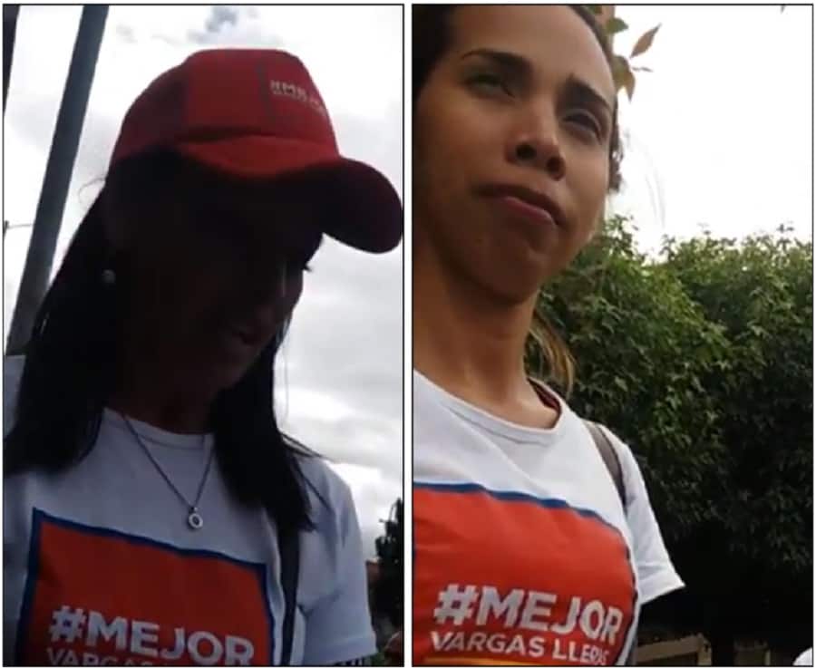 Las 'funcionarias' de la Registraduría que recogen firmas para Vargas Lleras.