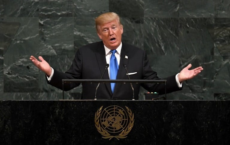 Donald Trump en las Naciones Unidas