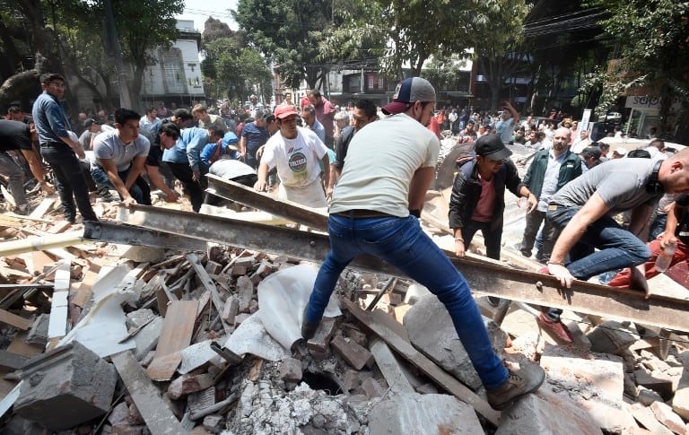 Terremoto en México