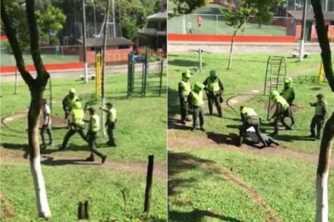 Policías en Pereira