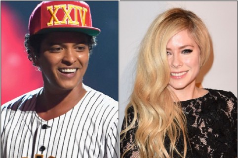 Bruno Mars y Avril Lavigne