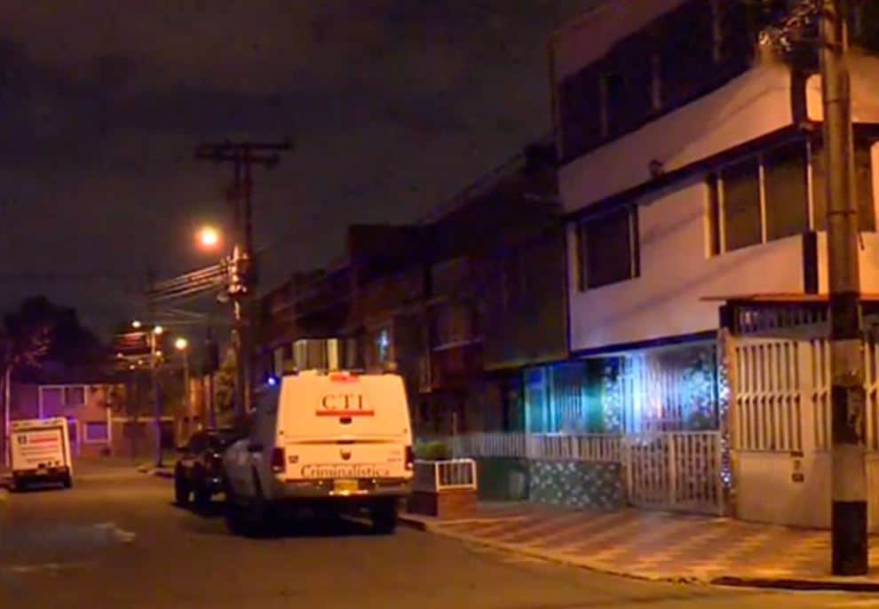 Sitio donde vivían las dos víctimas fatales
