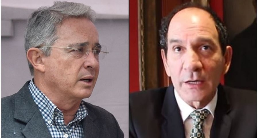 Álvaro Uribe y Juan Carlos Henao