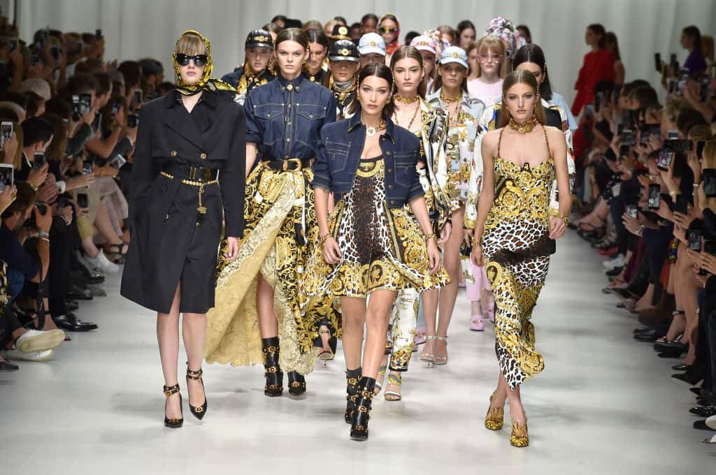 Pasarela Versace Semana de la Mode de Milán