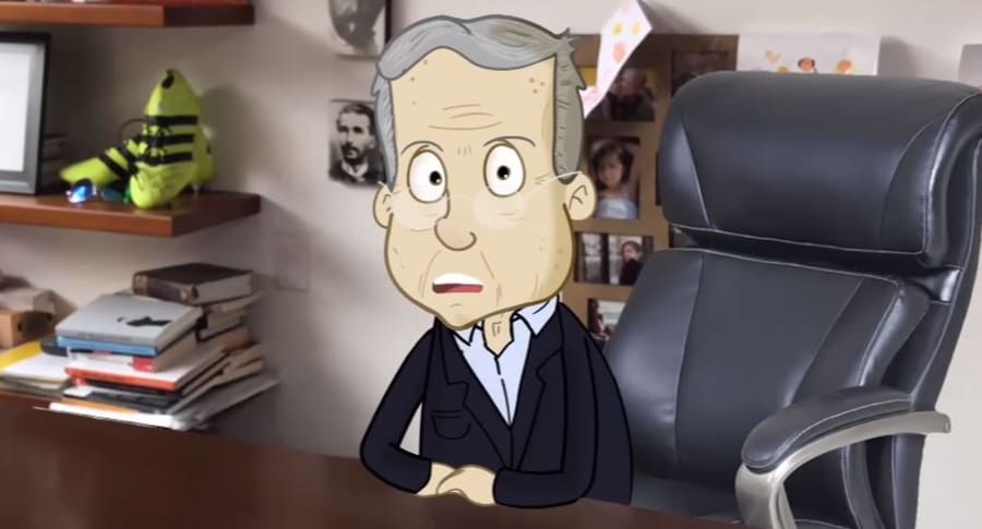 Animación Álvaro Uribe