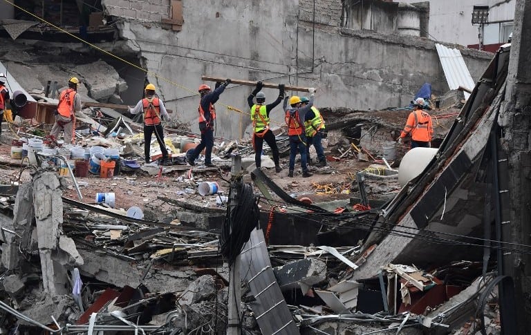 Edificio destruido por terremoto de México, Pulzo.