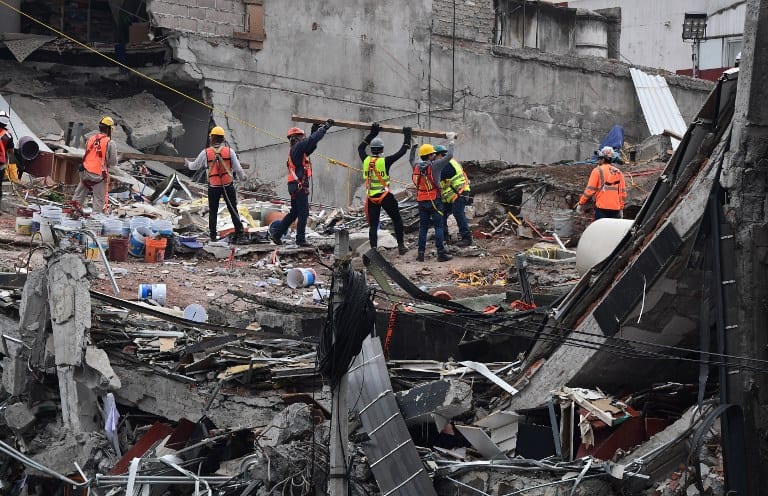 Edificio destruido por terremoto de México, Pulzo.