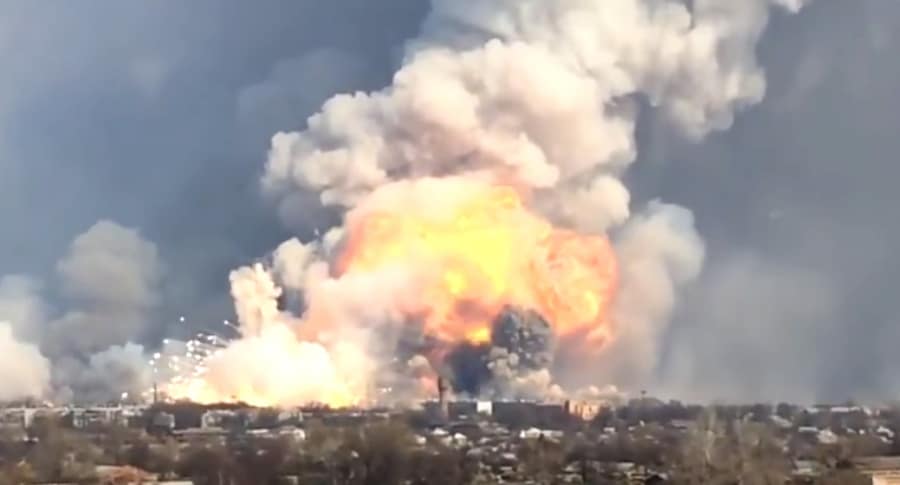 Explosión Ucrania