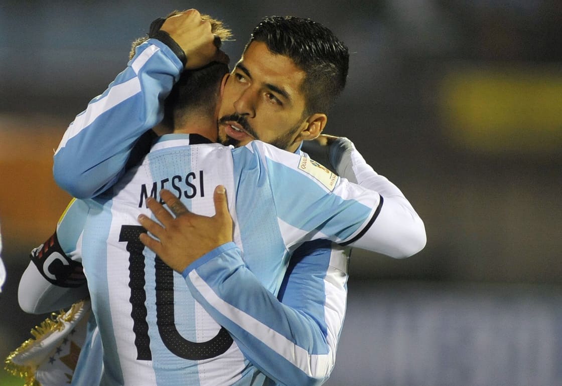 Messi y Suárez