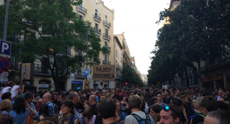 Manifestaciones en Cataluña
