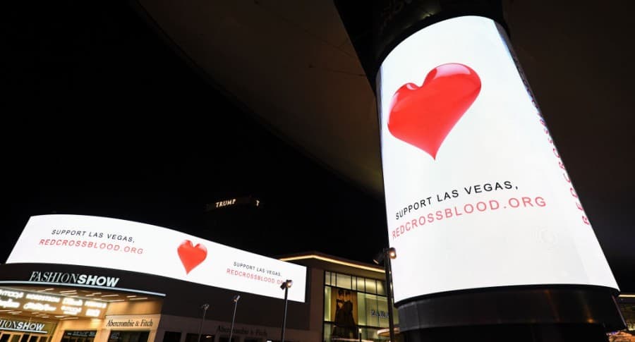 Homenajes en Las Vegas después de la masacre