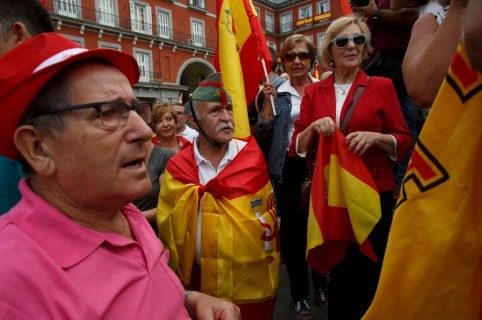Manifestación a favor de la unidad de España