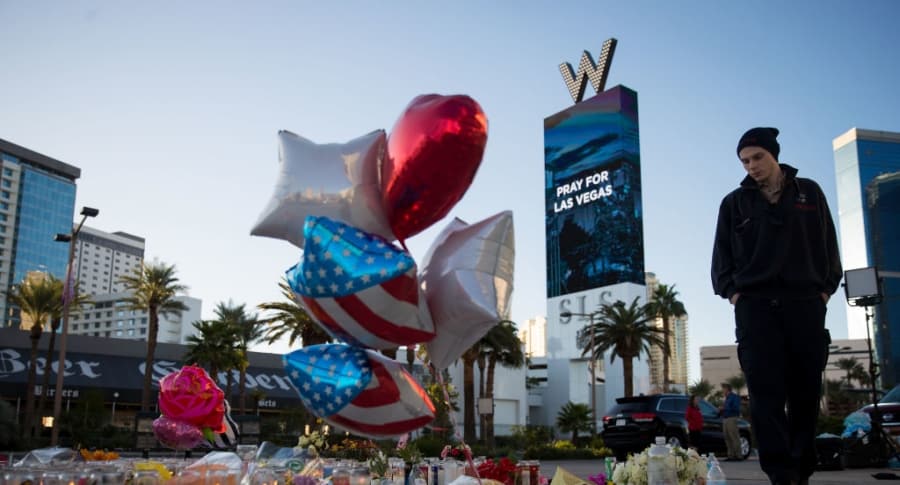 Homenajes luego de masacre en Las Vegas