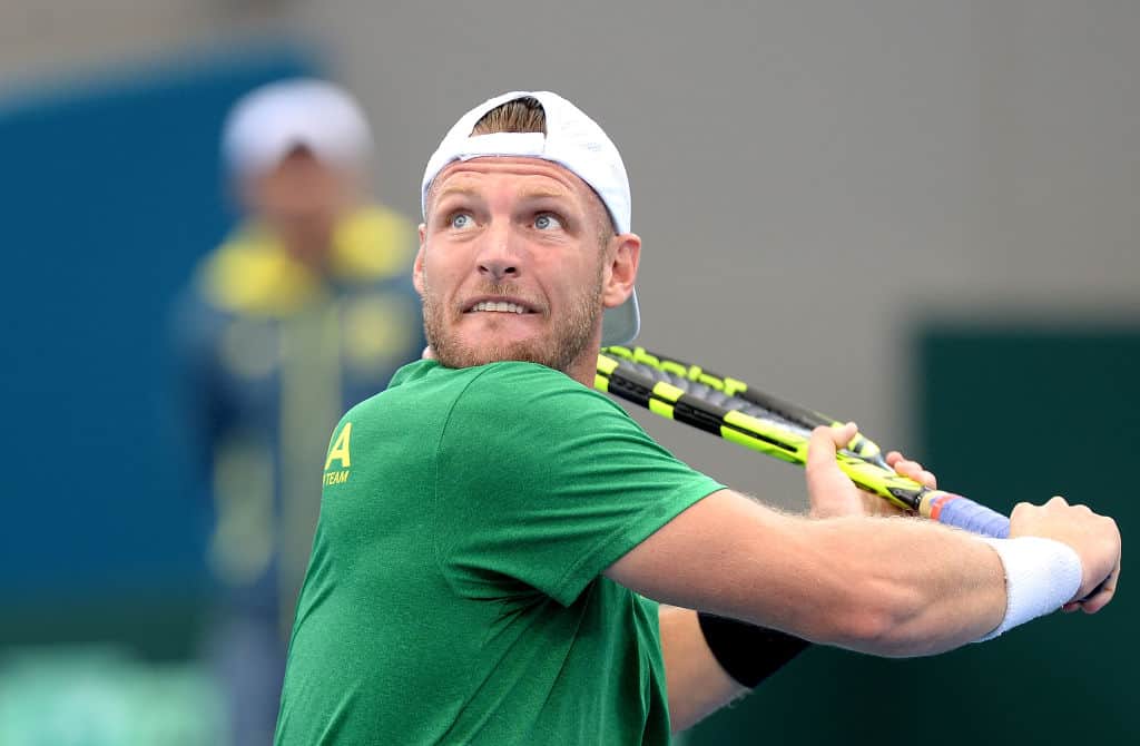 Tenista australiano Sam Groth. Pulzo.