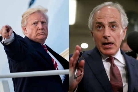 Donald Trump y Bob Corker