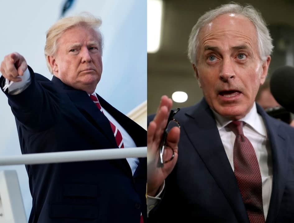 Donald Trump y Bob Corker