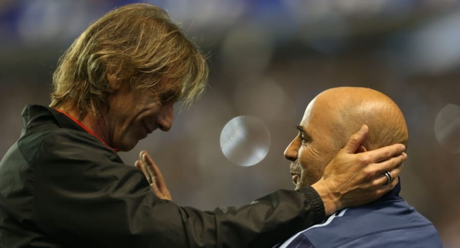 Ricardo Gareca y Jorge Sampaoli Ricardo Gareca y Jorge Sampaoli