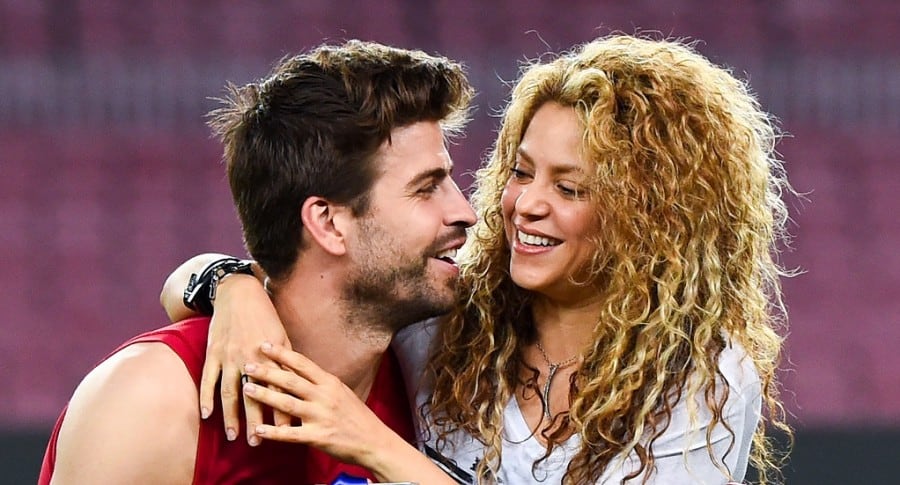 Gerard Piqué, futbolista, y su pareja Shakira, cantante.