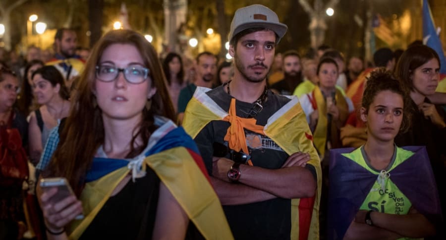 Catalanes a la espera de la independencia