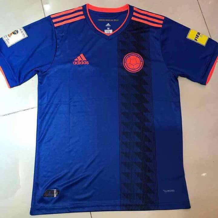 Camiseta visitante de Colombia