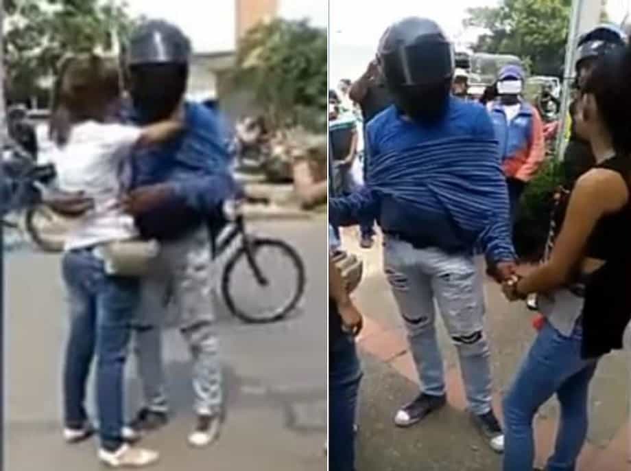 Pelea de mujeres por mototaxista