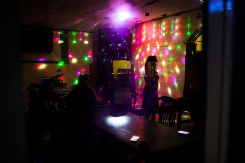 Fiesta con 'stripper'