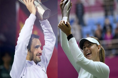 Federer y Sharapova