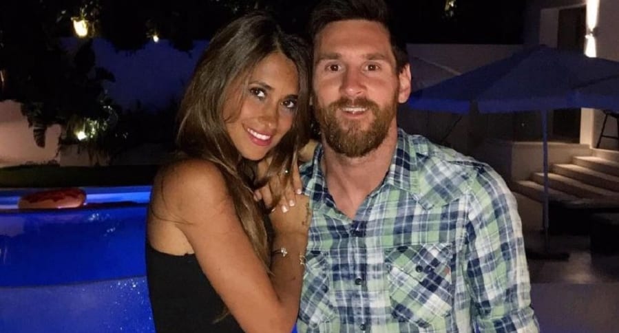 Antonella y Messi