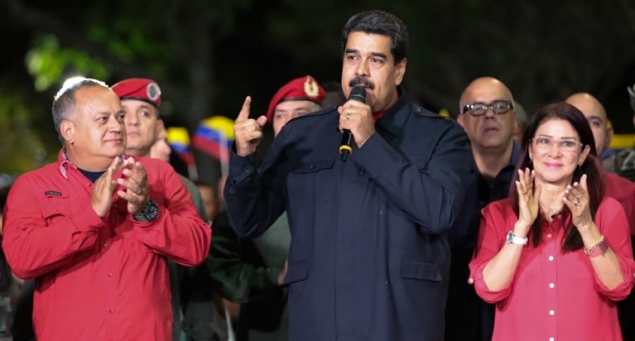 Nicolas Maduro, Cilia Flores y Diosdado Cabello