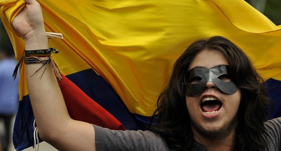 Protesta contra la corrupción en Colombia