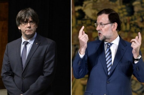 Carles Puigdemont y Mariano Rajoy