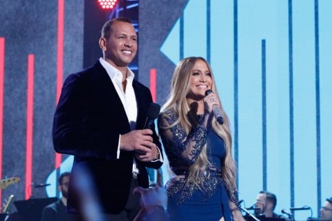 Jennifer Lopez y el beisbolista dominicano Alex Rodríguez. Pulzo.