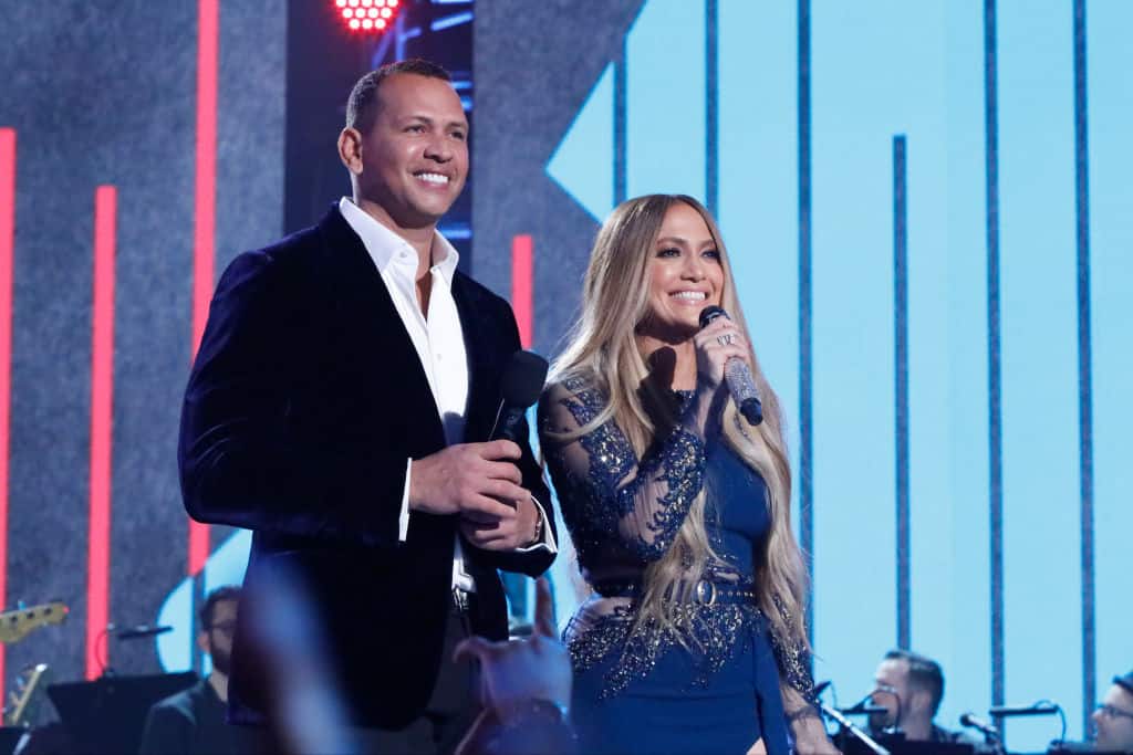 Jennifer Lopez y el beisbolista dominicano Alex Rodríguez. Pulzo.