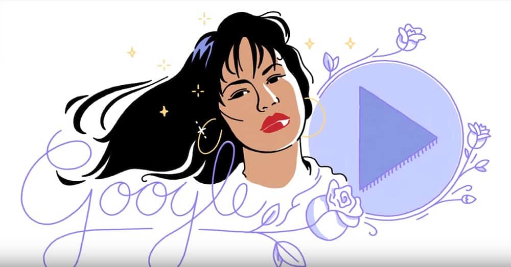 Doodle de Google de cantante Selena Quintanilla