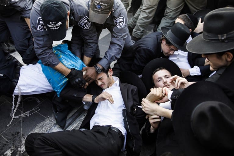 Manifestaciones de judíos ortodoxos