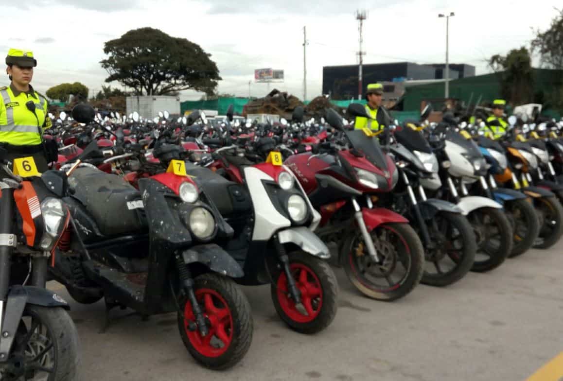 Vehículos hurtados y recuperados en Bogotá