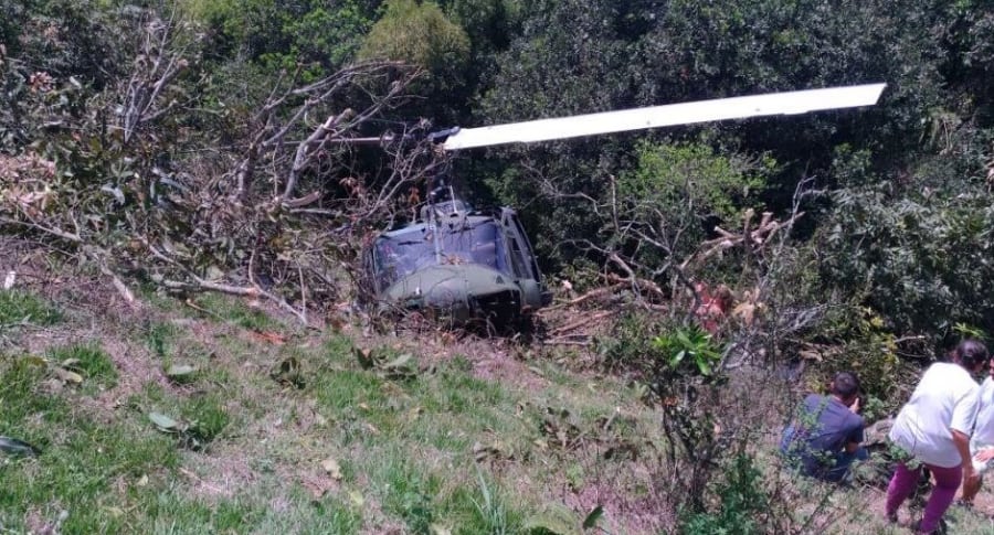 Accidente de helicóptero militar