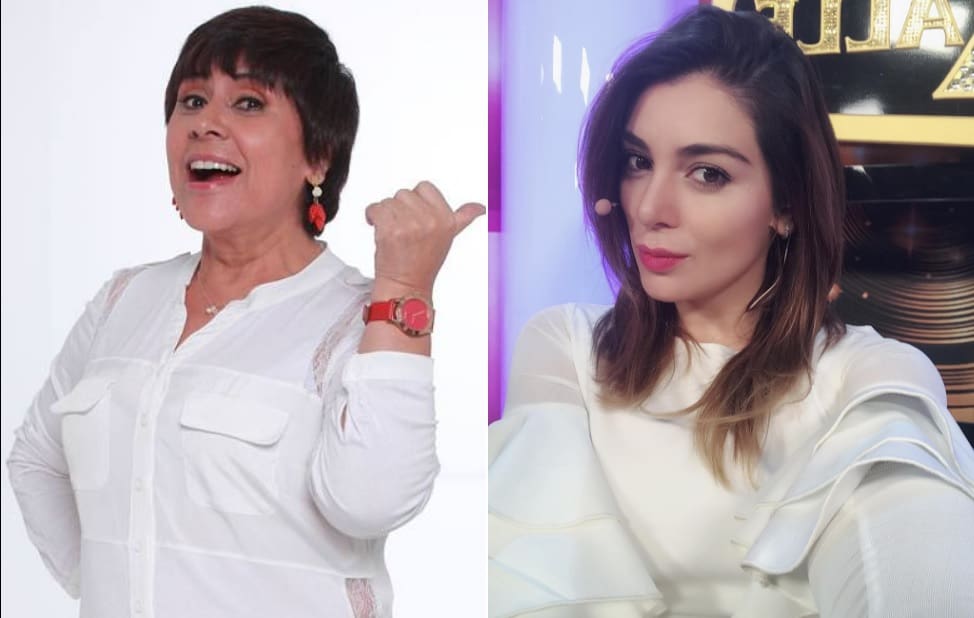 Graciela Torres, 'La negra candela', y Marilyn Patiño, actriz.