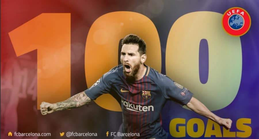 100 goles de Messi