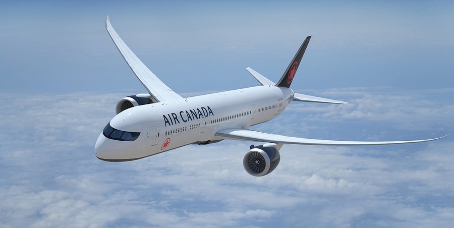 Avión de Air Canada