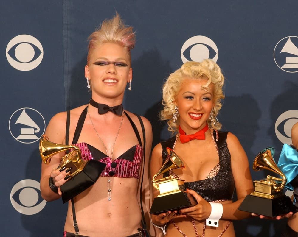 Pink y Christina Aguilera