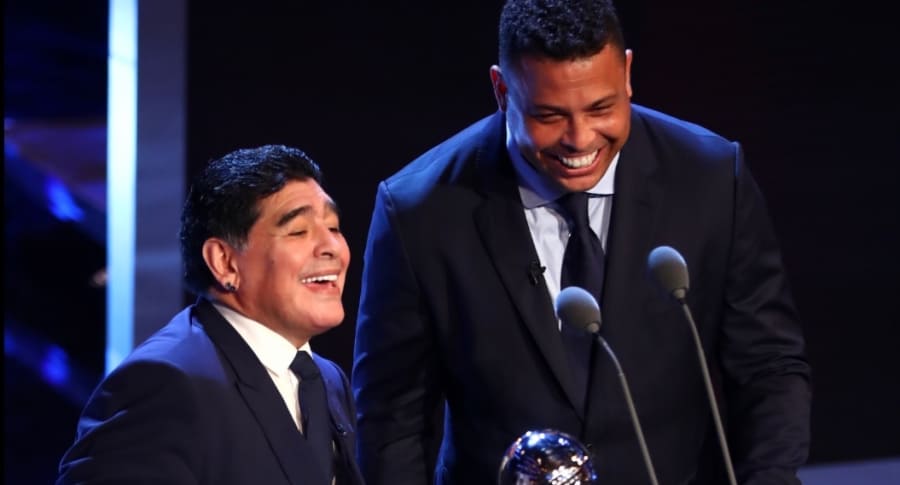Maradona y Ronaldo