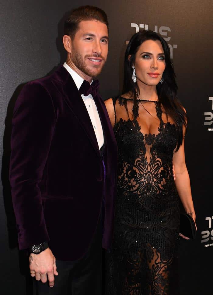 Sergio Ramos y su pareja Pilar Rubio