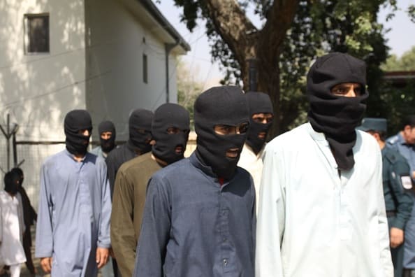 Militantes del grupo Estado Islámico