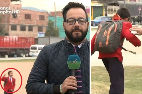 Daniel Santiago Diosa, niño que abandonó entrevista en vivo de Canal Capital