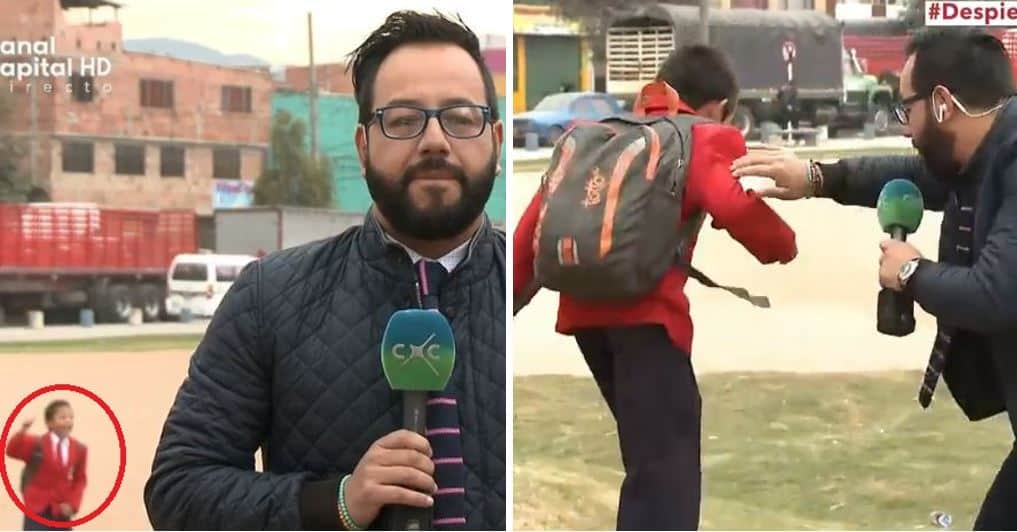 Daniel Santiago Diosa, niño que abandonó entrevista en vivo de Canal Capital