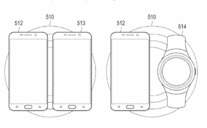 Patente cargador inalámbrico de Samsung