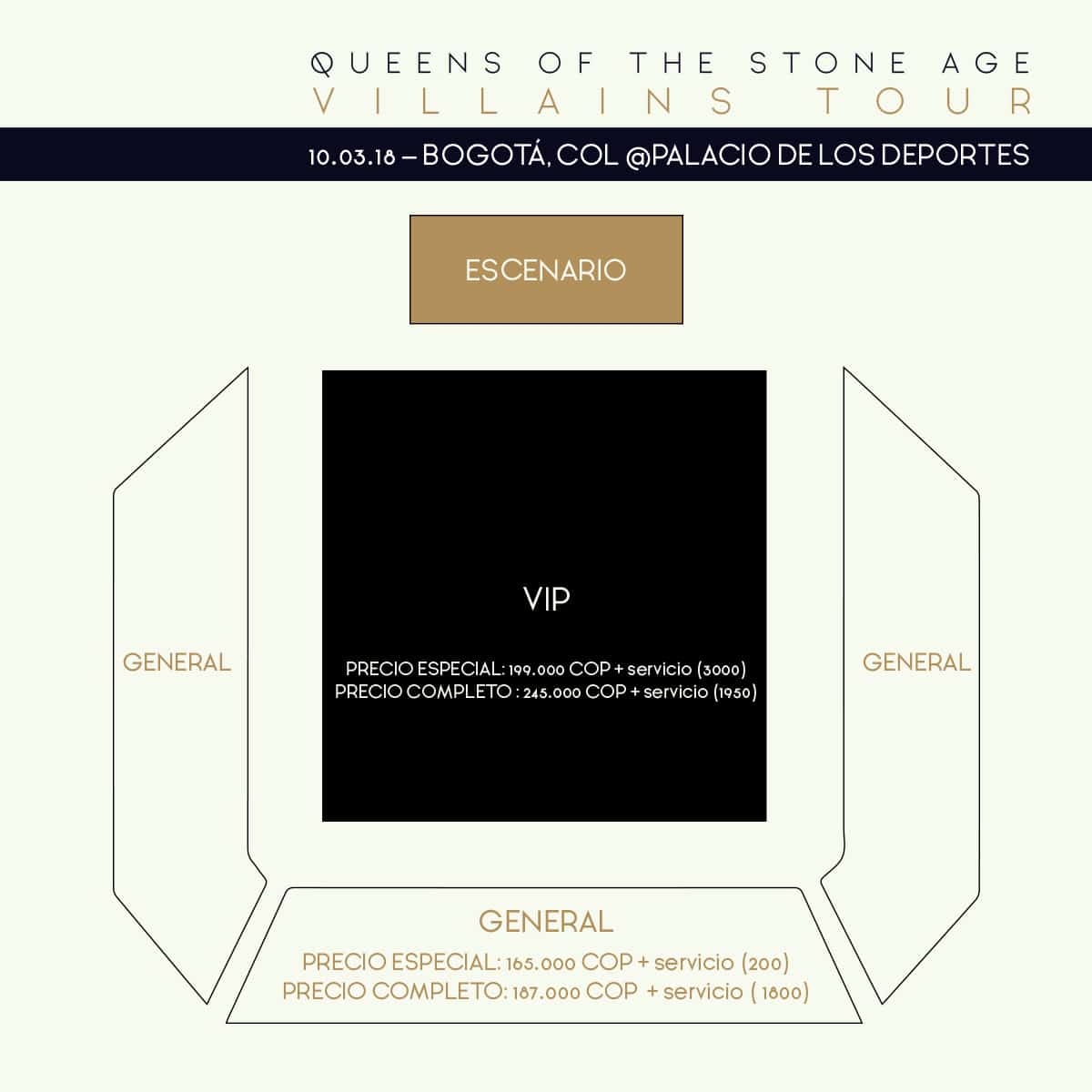 Plano concierto Queens of the Stone Age