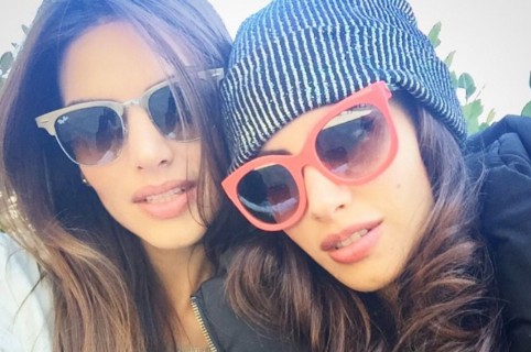 Jessica Cediel y su hermana Melissa.